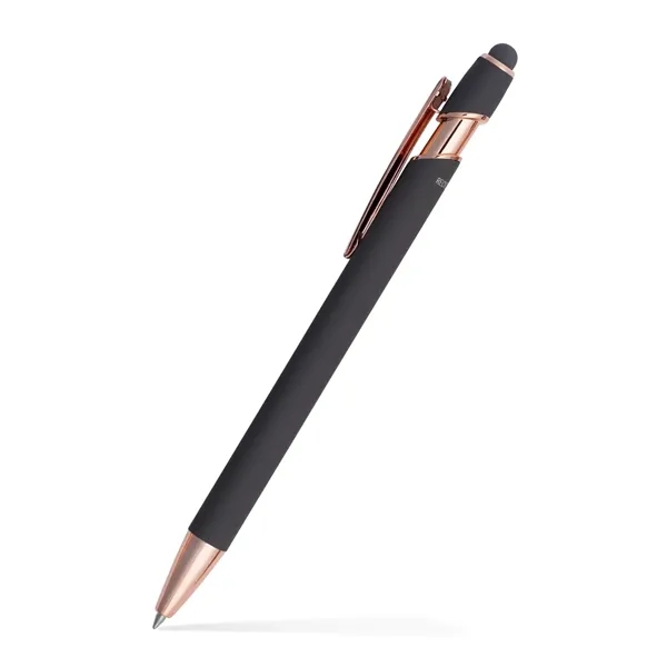 Lexi Stylus Satin Soft Touch Gel Click Pen - Rose Gold (Recy - Lexi Stylus Satin Soft Touch Gel Click Pen - Rose Gold (Recy - Image 9 of 11