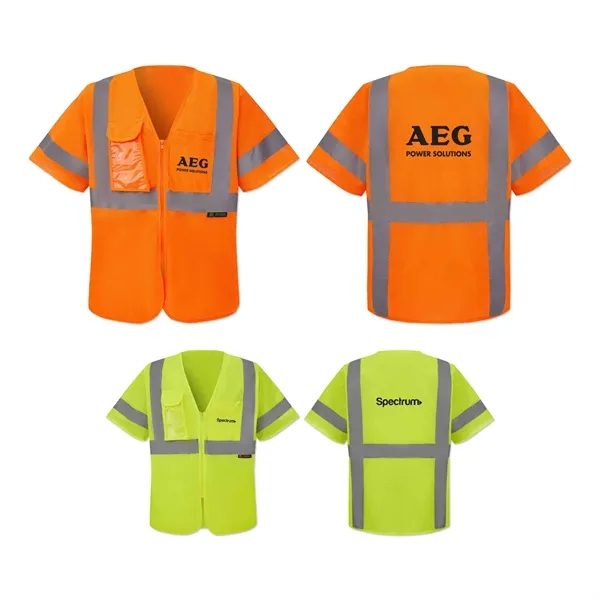 ANSI/ISEA Class 3 Safety Vest - ANSI/ISEA Class 3 Safety Vest - Image 0 of 5