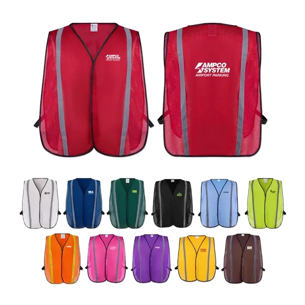 Poly Mesh Non-ANSI Safety Vest - Poly Mesh Non-ANSI Safety Vest - Image 0 of 25