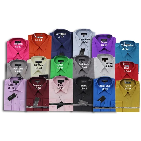 Long Sleeve Dress Shirts - Long Sleeve Dress Shirts - Image 0 of 13