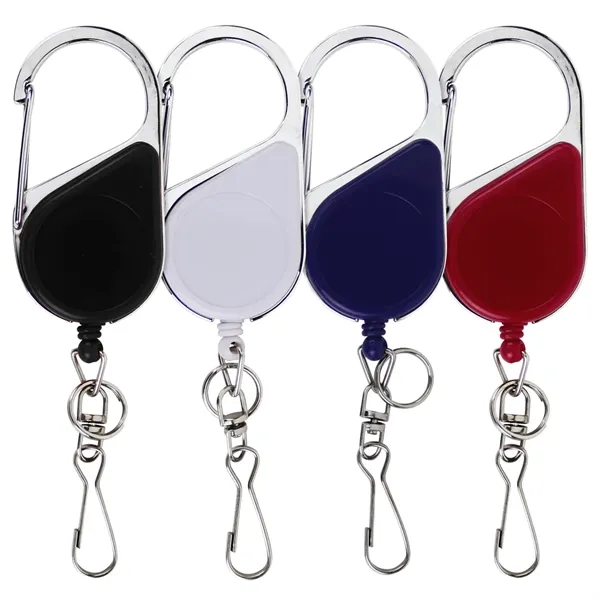 Heavy Duty Carabiner Badge Reel - Heavy Duty Carabiner Badge Reel - Image 1 of 6