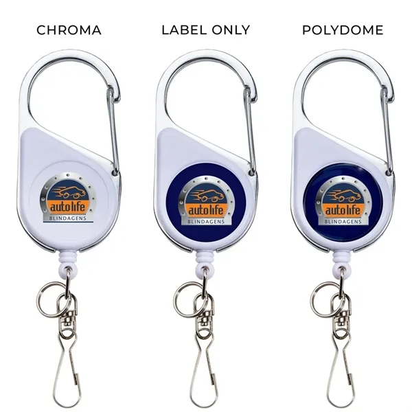 Heavy Duty Carabiner Badge Reel - Heavy Duty Carabiner Badge Reel - Image 2 of 6