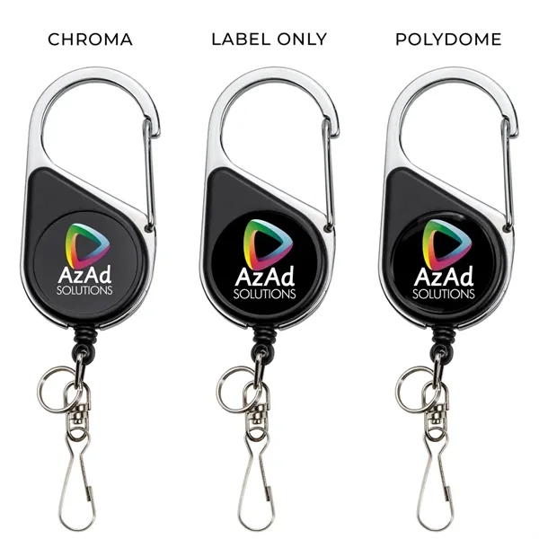 Heavy Duty Carabiner Badge Reel - Heavy Duty Carabiner Badge Reel - Image 3 of 6