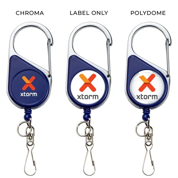 Heavy Duty Carabiner Badge Reel - Heavy Duty Carabiner Badge Reel - Image 4 of 6