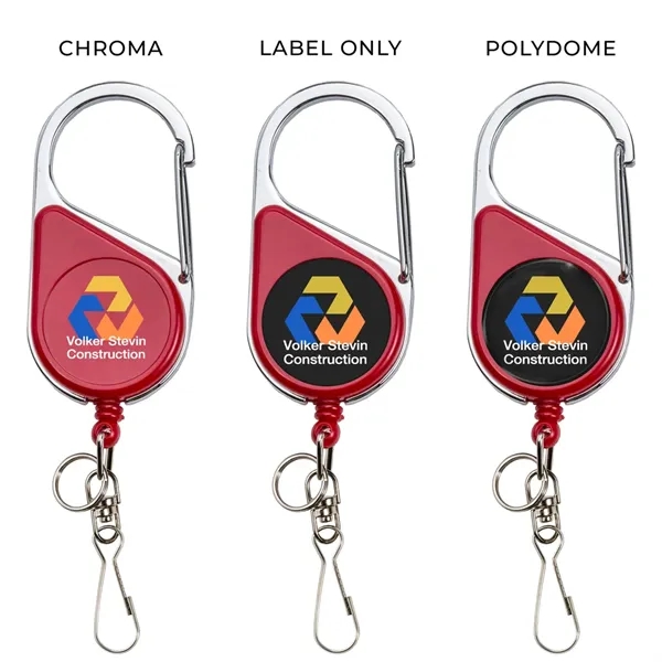 Heavy Duty Carabiner Badge Reel - Heavy Duty Carabiner Badge Reel - Image 5 of 6
