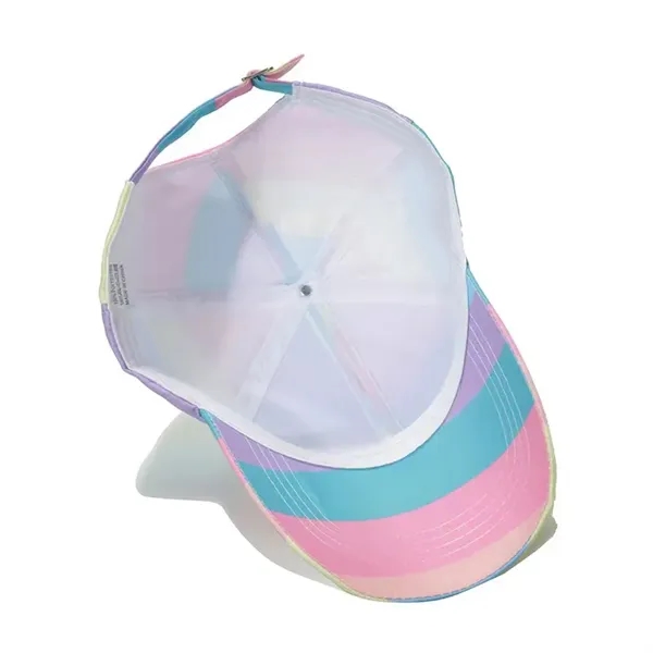 LGBTQ+ Rainbow Baseball Cap/Visor Sun Protection Hat - LGBTQ+ Rainbow Baseball Cap/Visor Sun Protection Hat - Image 2 of 3