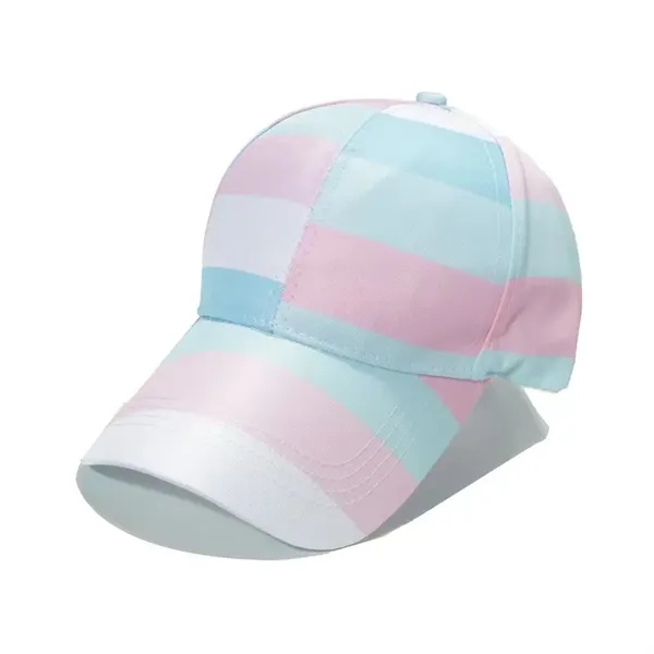 LGBTQ+ Rainbow Baseball Cap/Visor Sun Protection Hat - LGBTQ+ Rainbow Baseball Cap/Visor Sun Protection Hat - Image 3 of 3