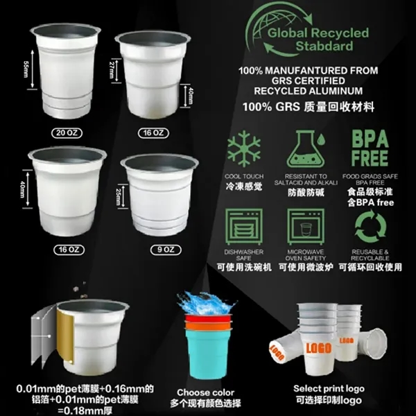 Chill Aluminum Cups - Chill Aluminum Cups - Image 7 of 7