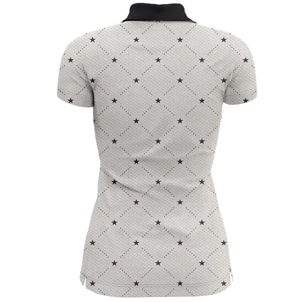 Women's Sublimation Short Sleeve Polo shirt (Pique) - Women's Sublimation Short Sleeve Polo shirt (Pique) - Image 1 of 1