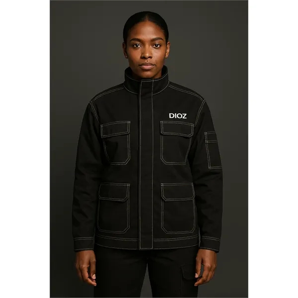 DG09 Heavy-Duty Cargo Utility Jacket - DG09 Heavy-Duty Cargo Utility Jacket - Image 2 of 3