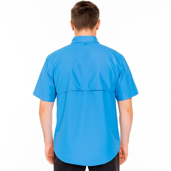 Men's Pescador Polyester Fishing Shirt-Short Sleeves - Men's Pescador Polyester Fishing Shirt-Short Sleeves - Image 1 of 24
