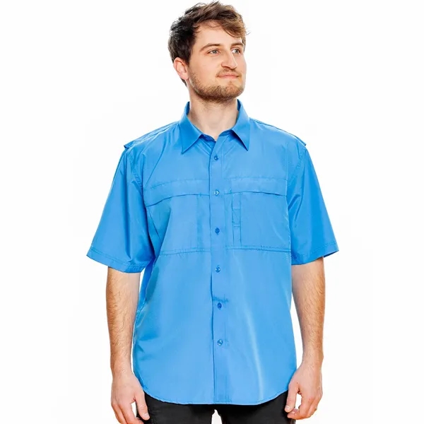 Men's Pescador Polyester Fishing Shirt-Short Sleeves - Men's Pescador Polyester Fishing Shirt-Short Sleeves - Image 0 of 24