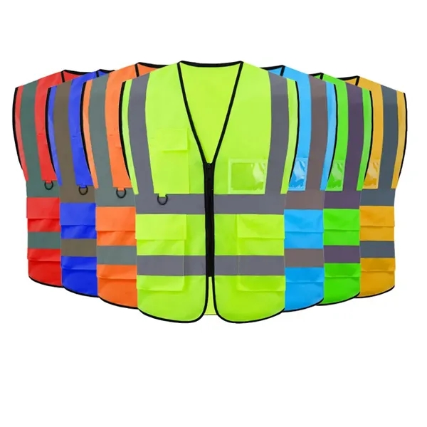 Reflective Safety Vest w/Pockets - Reflective Safety Vest w/Pockets - Image 1 of 1