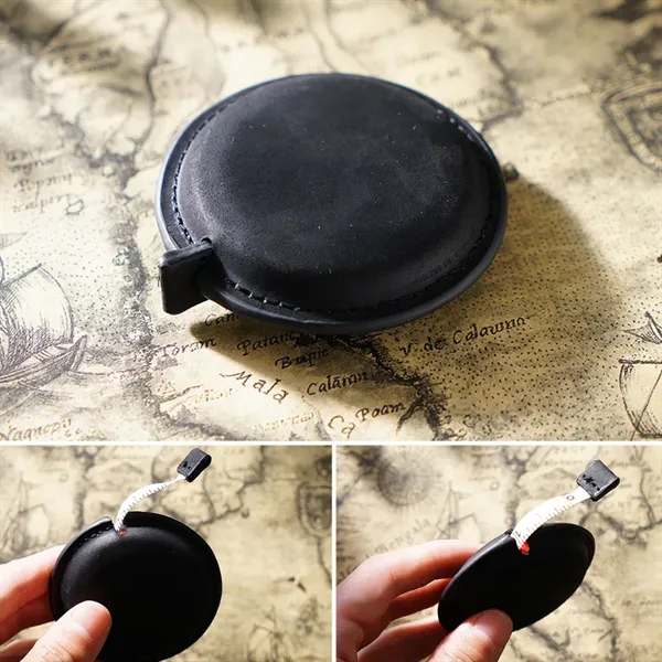 Vintage 59 in Dual Scale Mini Leather Tape Measure - Vintage 59 in Dual Scale Mini Leather Tape Measure - Image 6 of 7