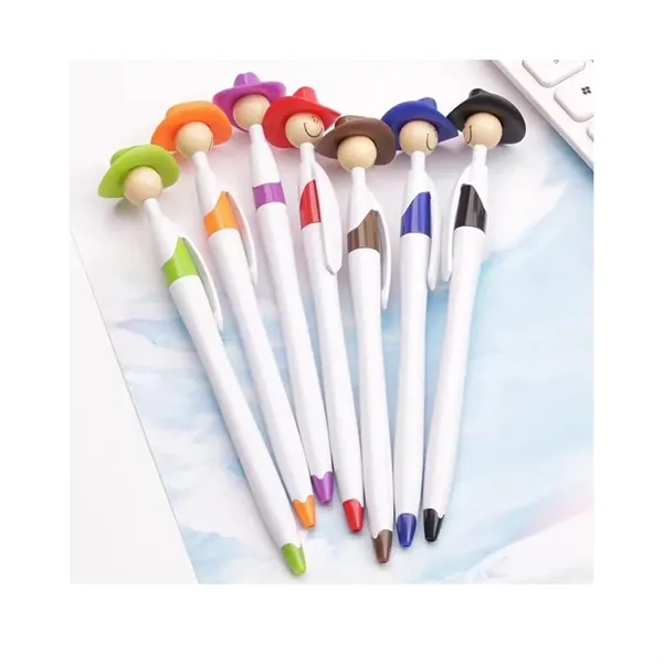 Fun Cowboy Novelty Retractable Ballpoint Pens - Fun Cowboy Novelty Retractable Ballpoint Pens - Image 2 of 2