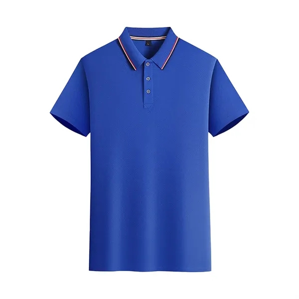 Men's and women's lapel running breathable t-shirt - Men's and women's lapel running breathable t-shirt - Image 5 of 13