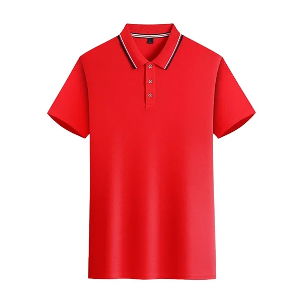 Men's and women's lapel running breathable t-shirt - Men's and women's lapel running breathable t-shirt - Image 6 of 13