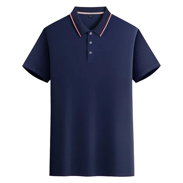 Men's and women's lapel running breathable t-shirt - Men's and women's lapel running breathable t-shirt - Image 8 of 13