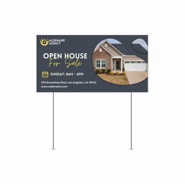 Yard sign (1ft x 1ft) SQFT - Yard sign (1ft x 1ft) SQFT - Image 0 of 8