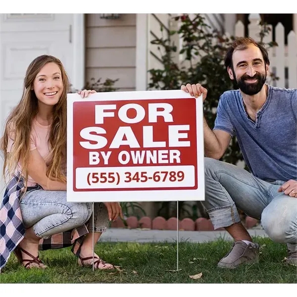 Yard sign (1ft x 1ft) SQFT - Yard sign (1ft x 1ft) SQFT - Image 1 of 8