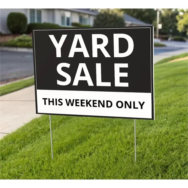 Yard sign (1ft x 1ft) SQFT - Yard sign (1ft x 1ft) SQFT - Image 2 of 8