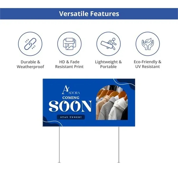 Yard sign (1ft x 1ft) SQFT - Yard sign (1ft x 1ft) SQFT - Image 4 of 8