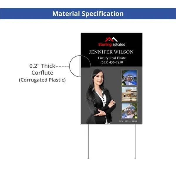 Yard sign (1ft x 1ft) SQFT - Yard sign (1ft x 1ft) SQFT - Image 5 of 8