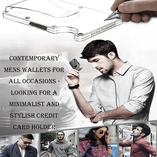 Card Holder with Money Clip - Card Holder with Money Clip - Image 4 of 4