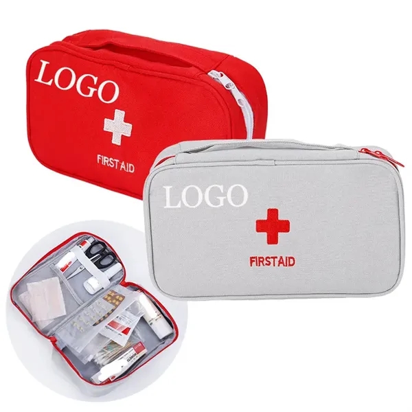 Empty Travel Portable Medical First Aid Kit Emergency Bag - Empty Travel Portable Medical First Aid Kit Emergency Bag - Image 0 of 4