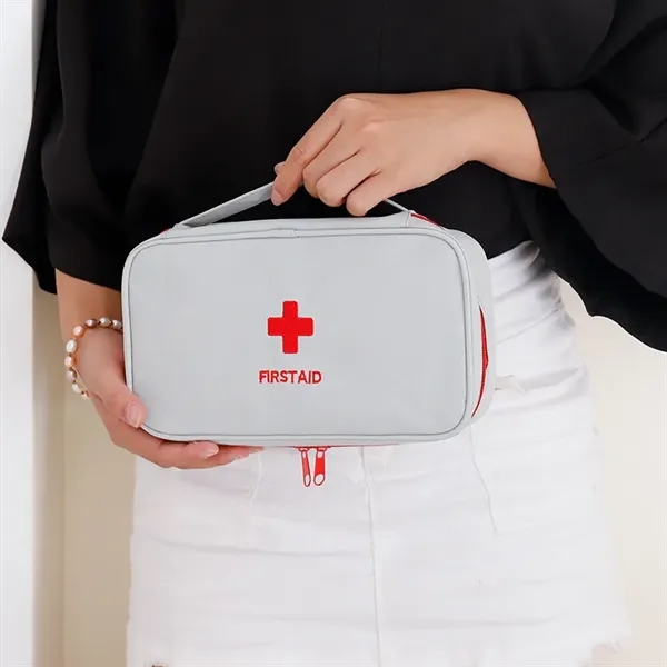Empty Travel Portable Medical First Aid Kit Emergency Bag - Empty Travel Portable Medical First Aid Kit Emergency Bag - Image 2 of 4