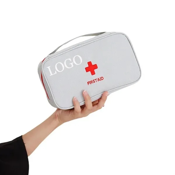 Empty Travel Portable Medical First Aid Kit Emergency Bag - Empty Travel Portable Medical First Aid Kit Emergency Bag - Image 3 of 4