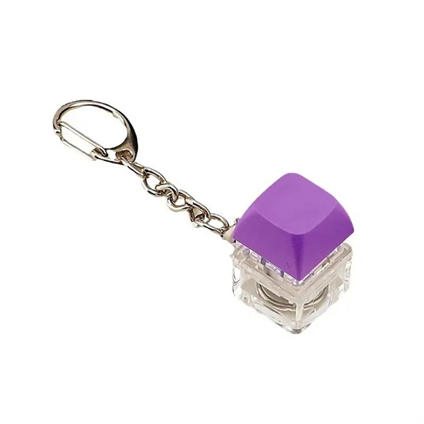 Keychain Pendant Keyboard Keycap Button W/LED Lights - Keychain Pendant Keyboard Keycap Button W/LED Lights - Image 2 of 3