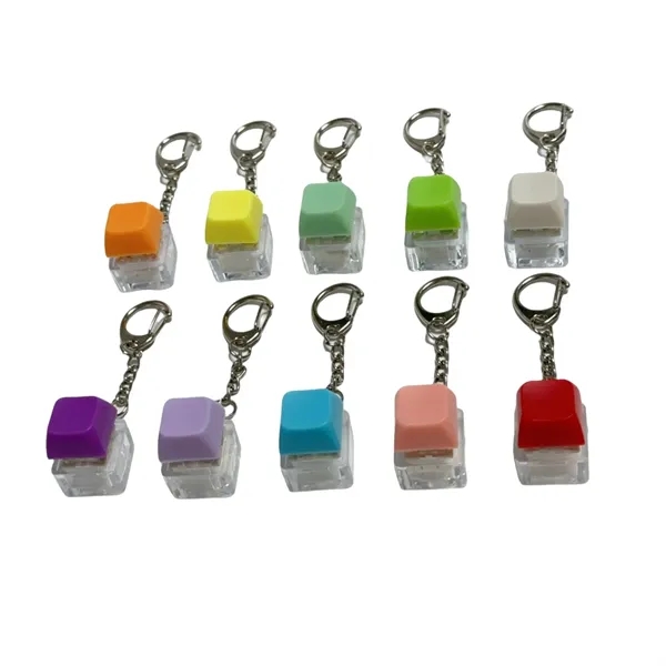 Keychain Pendant Keyboard Keycap Button W/LED Lights - Keychain Pendant Keyboard Keycap Button W/LED Lights - Image 3 of 3