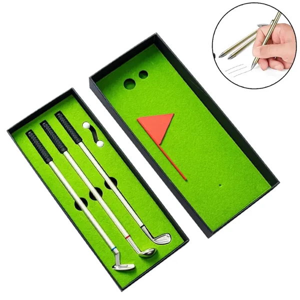 Mini Desktop Golf Pen Gift Set - Mini Desktop Golf Pen Gift Set - Image 0 of 5