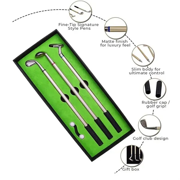 Mini Desktop Golf Pen Gift Set - Mini Desktop Golf Pen Gift Set - Image 3 of 5