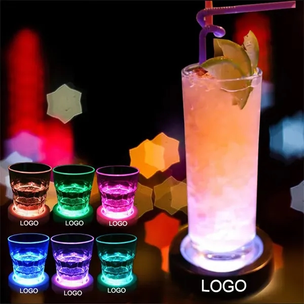 LED Drink Coaster Light Up Bottle Base - LED Drink Coaster Light Up Bottle Base - Image 3 of 3