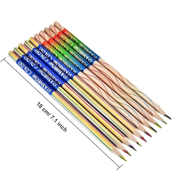 30 Pieces 4-in-1 Rainbow Colored Pencil Set for Art Drawing - 30 Pieces 4-in-1 Rainbow Colored Pencil Set for Art Drawing - Image 1 of 3