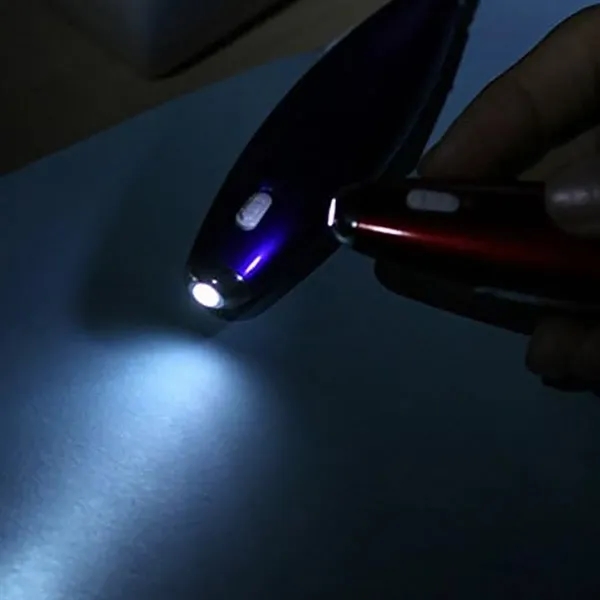 Multifunction Ballpoint Pen W/ LED Light and Sticky Notes - Multifunction Ballpoint Pen W/ LED Light and Sticky Notes - Image 5 of 6