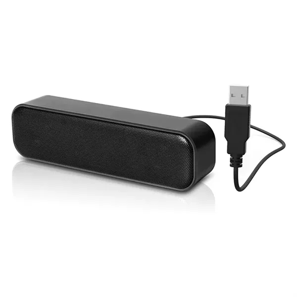 USB Computer /Laptop Speaker with Stereo Sound & Enhanced - USB Computer /Laptop Speaker with Stereo Sound & Enhanced - Image 0 of 4