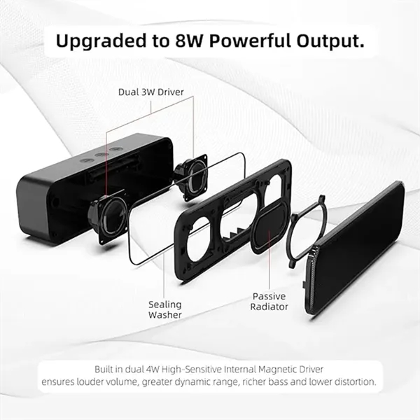 USB Computer /Laptop Speaker with Stereo Sound & Enhanced - USB Computer /Laptop Speaker with Stereo Sound & Enhanced - Image 2 of 4