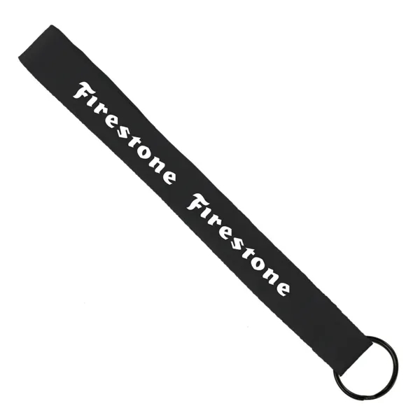 3/4" Sewn Polyester Keychain with Metal Split-Ring - 3/4" Sewn Polyester Keychain with Metal Split-Ring - Image 6 of 6