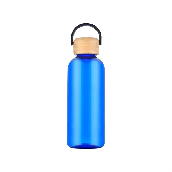 Vail 21 oz RPET Water Bottle with Bamboo Lid - Vail 21 oz RPET Water Bottle with Bamboo Lid - Image 8 of 12