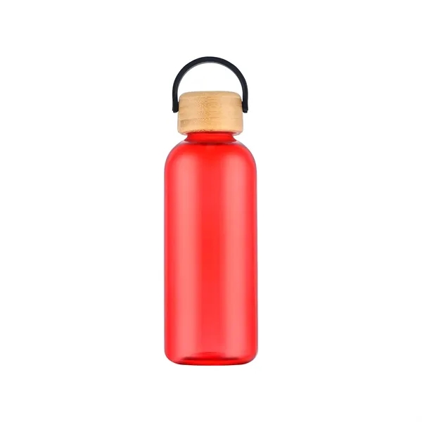 Vail 21 oz RPET Water Bottle with Bamboo Lid - Vail 21 oz RPET Water Bottle with Bamboo Lid - Image 10 of 12