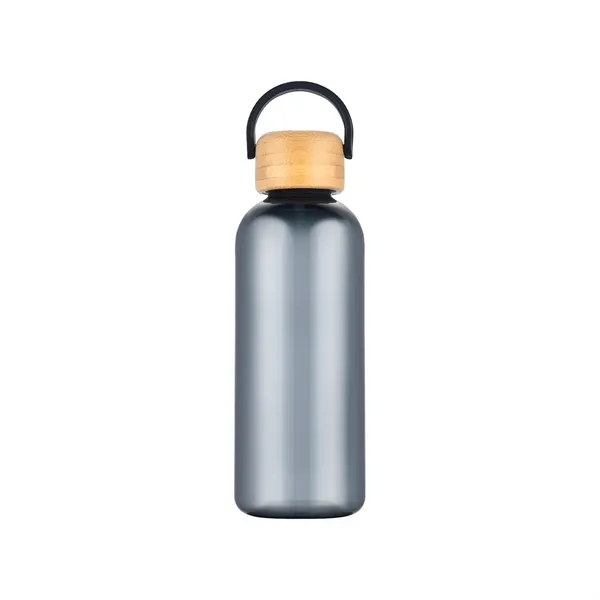Vail 21 oz RPET Water Bottle with Bamboo Lid - Vail 21 oz RPET Water Bottle with Bamboo Lid - Image 11 of 12
