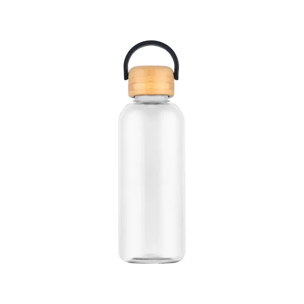 Vail 21 oz RPET Water Bottle with Bamboo Lid - Vail 21 oz RPET Water Bottle with Bamboo Lid - Image 12 of 12