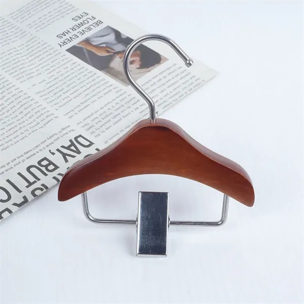 Solid Wood Mini Hanger for Pet Clothes Dog Clothing - Solid Wood Mini Hanger for Pet Clothes Dog Clothing - Image 3 of 4