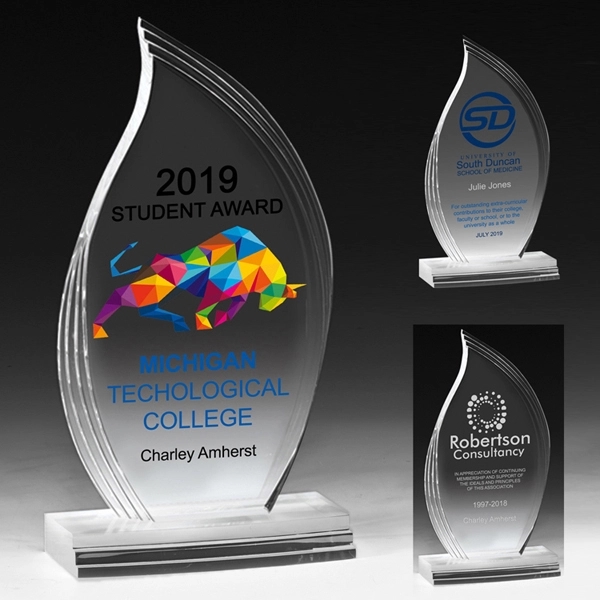 Flame Legend Award - 4 1/2" x 8 7/8" x 3/4"