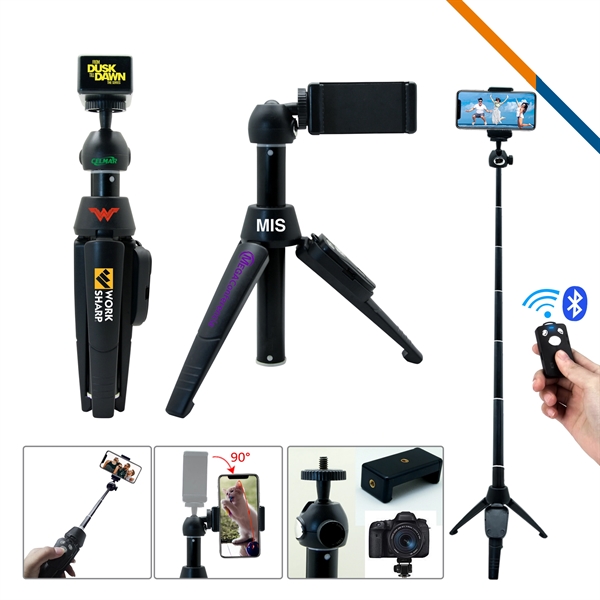 2in1 Techie Selfie Stick - 2in1 Techie Selfie Stick - Image 0 of 2