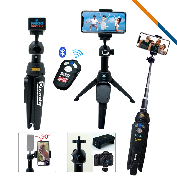 2in1 Techie Selfie Stick - 2in1 Techie Selfie Stick - Image 1 of 2