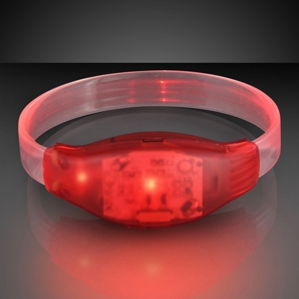 Sound Activated Light Up LED Flashing Bracelets - Sound Activated Light Up LED Flashing Bracelets - Image 6 of 36